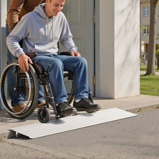 VEVOR Αλουμινένια Ράμπα 26mm για Καροτσάκια, Σκούτερ & Ποδήλατα - Φ...