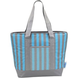 BAKAJI Φορητό Ψυγείο Χωρητικότητας 17.5 Λίτρων με Ρίγες 42x15x36 εκ...