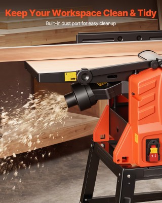 VEVOR Συνδυασμένη Επιφάνεια Πλάνης και Υποδοχής, 254mm, 2.4 HP, 800...