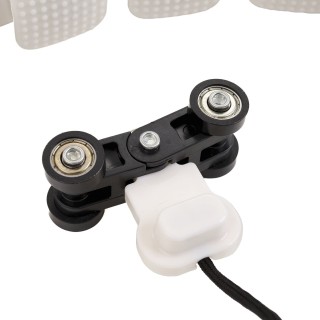 Hula Hoop με Βάρος και Λειτουργία Μασάζ 300–350 mm Λευκό-Γκρι131123... Hula Hoop με Βάρος και Λειτουργία Μασάζ 300–350 mm Λευκό-Γκρι131123...