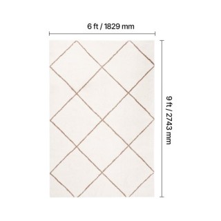 VEVOR Μαλακό Χαλί Εσωτερικού Χώρου, 1.83 x 2.74 μ, Χνουδωτό Μπεζ Χα... VEVOR Μαλακό Χαλί Εσωτερικού Χώρου, 1.83 x 2.74 μ, Χνουδωτό Μπεζ Χα...