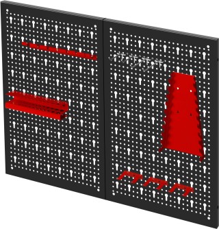Kraft&Dele Πίνακας Οργάνωσης Εργαλείων Τοίχου 80 x 60 cm KD-11896