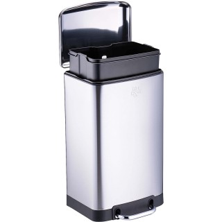Dirt Devil Πεντάλ Κάδος Απορριμμάτων Ανοξείδωτο Ατσάλι 20L με Αφαιρ... Dirt Devil Πεντάλ Κάδος Απορριμμάτων Ανοξείδωτο Ατσάλι 20L με Αφαιρ...