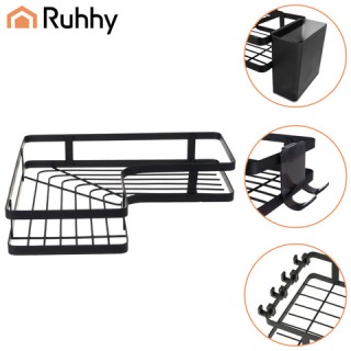 Ruhhy Σετ 2 Γωνιακών Ραφιών Μπάνιου για Οργάνωση και Αποθήκευση 27092 Ruhhy Σετ 2 Γωνιακών Ραφιών Μπάνιου για Οργάνωση και Αποθήκευση 27092