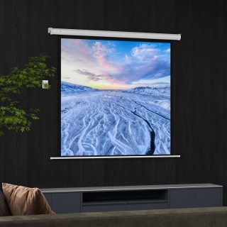 HOMCOM Μηχανοκίνητος Προβολέας Οθόνης 85 με Τηλεχειριστήριο, από Π... HOMCOM Μηχανοκίνητος Προβολέας Οθόνης 85 με Τηλεχειριστήριο, από Π...