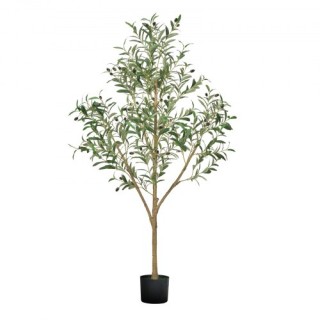 VEVOR Ψηλή Τεχνητή Ελιά 150cm με Γλάστρα για Σπίτι ή Γραφείο RZS5FT...