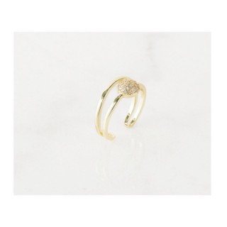 Δαχτυλίδι Alevine Jewellery Cloe με Πέτρες Ζιργκόν Χρώματος Χρυσό 8... Δαχτυλίδι Alevine Jewellery Cloe με Πέτρες Ζιργκόν Χρώματος Χρυσό 8...