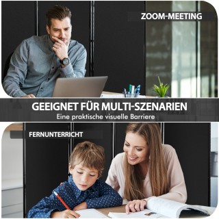 Costway 4-Πάνελ Διαχωριστικό Δωματίου με Ρόδες και Μεταλλικό Πλαίσι... Costway 4-Πάνελ Διαχωριστικό Δωματίου με Ρόδες και Μεταλλικό Πλαίσι...