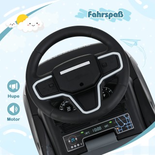 Costway Μαύρο Παιδικό Αυτοκίνητο Παιχνίδι με Αποθηκευτικό Χώρο TQ10...