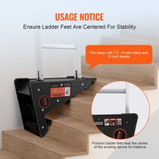 VEVOR Ισορροπιστής Σκάλας 380lbs με Αποθήκευση για Ανώμαλο Έδαφος ... VEVOR Ισορροπιστής Σκάλας 380lbs με Αποθήκευση για Ανώμαλο Έδαφος ...