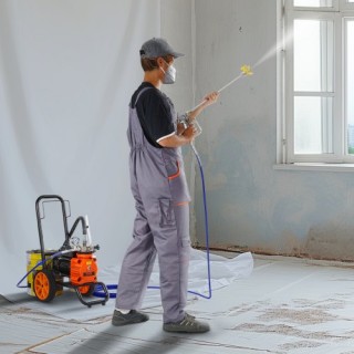 VEVOR Καρότσι Ηλεκτρικός Ψεκαστήρας Χρώματος 1100W  GMSGYWQPTJ11GUF...