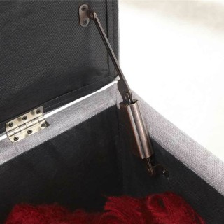 BAKAJI Κασετίνα Πουφ Αποθηκευτικός Πάγκος Σκαμπό Υποπόδιο από Ανοι... BAKAJI Κασετίνα Πουφ Αποθηκευτικός Πάγκος Σκαμπό Υποπόδιο από Ανοι...