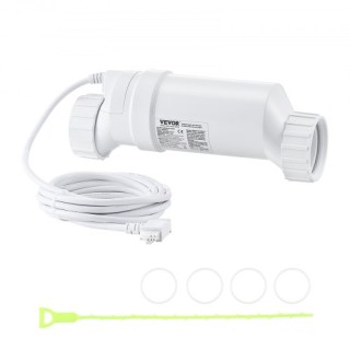 VEVOR Σύστημα Χλωρίωσης Αλατιού W3T-Cell-15 για Υπόγεια Πισίνα 4000...