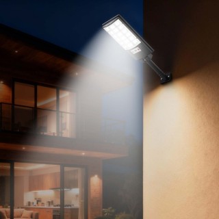 VEVOR Τετράδα Ηλιακών Φωτιστικών Δρόμου 500W, 50000LM, με Αισθητήρα...