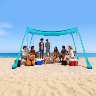 VEVOR Παραλία Σκηνή Αντηλιακή Προστασία UPF50+, 2μ Ύψος, 3x3μ, Εύκο...