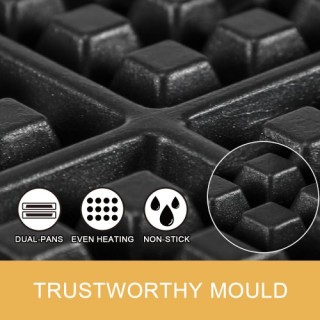 Επαγγελματική Περιστρεφόμενη Βαφλιέρα Βελγίου 1100w 18cm HFBJDTXZH... Επαγγελματική Περιστρεφόμενη Βαφλιέρα Βελγίου 1100w 18cm HFBJDTXZH...