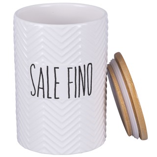 Villa DEste Βαζάκι λεπτού αλατιού 750 ml από κεραμική με καπάκι απ... Villa DEste Βαζάκι λεπτού αλατιού 750 ml από κεραμική με καπάκι απ...