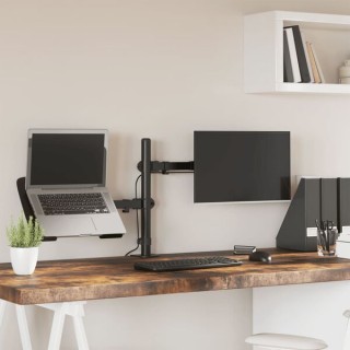 vidaXL Βάση Οθόνης VESA Μαύρη 75/100 χιλ. από Ατσάλι 358005