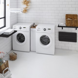 Shally Dogan  Μαύρο Πτυσσόμενο Ράφι Τοίχου Αναδιπλούμενο Εξοικονόμη...