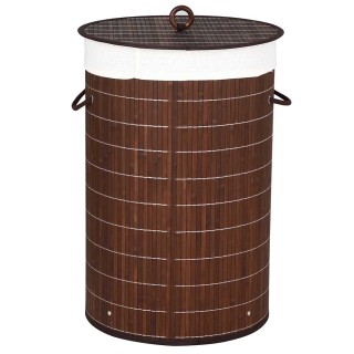 BAKAJI Πτυσσόμενο Καλάθι Απλύτων από Μπαμπού και Ύφασμα Καφέ Καλάθ... BAKAJI Πτυσσόμενο Καλάθι Απλύτων από Μπαμπού και Ύφασμα Καφέ Καλάθ...