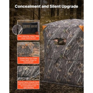 VEVOR Φορητό Θερμικό Καμουφλάζ Κυνηγιού 2-3 Ατόμων με Θήκη Μεταφορά...