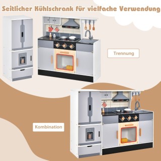 Costway  Παιδική Κουζίνα Ρόλων με Φωτισμό και Ήχους - Ασφαλές και Δ...