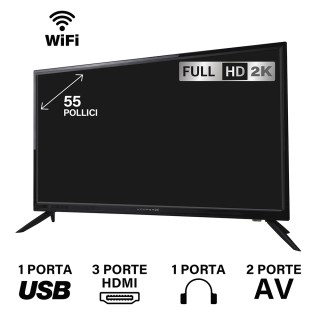 Kooper Smart TV LED 55 πλήρης HD μαύρο Kooper X 5917141