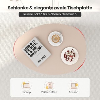 Costway Ρυθμιζόμενο σε ύψος βοηθητικό τραπέζι με ρόδες Κινητό τραπέ... Costway Ρυθμιζόμενο σε ύψος βοηθητικό τραπέζι με ρόδες Κινητό τραπέ...