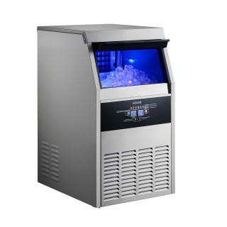 VEVOR Επαγγελματική Παγομηχανή 59kg/24h με Αποθήκευση 14kg Ανοξείδω...