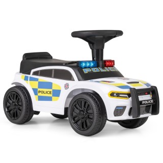 Costway Αστυνομικό Αυτοκινητάκι για Μικρά Παιδιά με Φώτα που Αναβοσ...