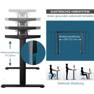 Costway Ηλεκτρικός διπλοκινητήριος σκελετός γραφείου ρυθμιζόμενου ... Costway Ηλεκτρικός διπλοκινητήριος σκελετός γραφείου ρυθμιζόμενου ...