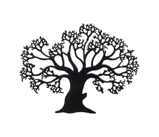 Ostaria Διακοσμητικό τοίχου μεταλλικό Δέντρο της ζωής Μαύρο -34576 Ostaria Διακοσμητικό τοίχου μεταλλικό Δέντρο της ζωής Μαύρο -34576