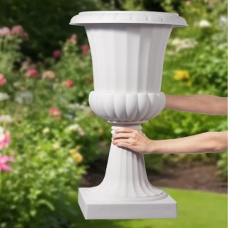 VEVOR Λευκές Ανθοστήλες Πλαστικές Κασπώ 40 x 67 εκ SLHPW1522INCASRQ...