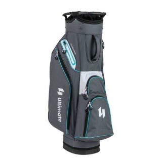 Costway Ελαφριά Αδιάβροχη Γκρίζα Τσάντα Γκολφ με 14 Διαμερίσματα SP...