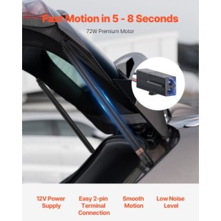 VEVOR 2 Τεμάχια Πίσω Αμορτισέρ Πόρτας Συμβατά με Octavia III 2012-2...