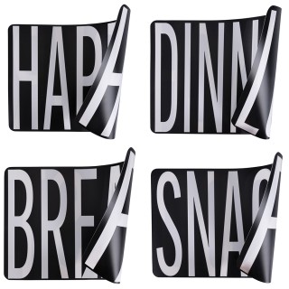 Villa DEste  Σετ 6 τμχ Διπλής όψης τραπεζομάντηλο Bigismore 5918508