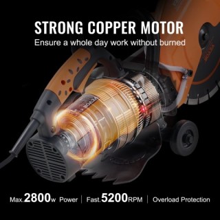 VEVOR 305mm Κόφτης Μπετόν 2800W DDHNTJ1800W12HEK8V2 VEVOR 305mm Κόφτης Μπετόν 2800W DDHNTJ1800W12HEK8V2
