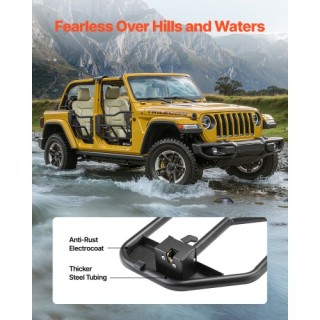 VEVOR Τετράθυρες Σωληνωτές Πόρτες Jeep για Wrangler JK 2007-2018 JP...
