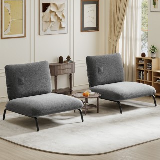 Costway Μεγάλη Πολυθρόνα Ακτινών 92 x 97 x 82 εκ  με Ευρύ & Βαθύ Κά...