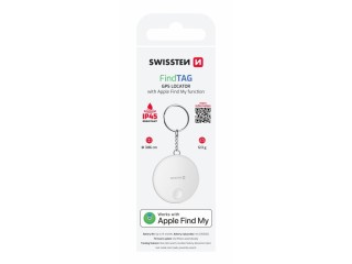 SWISSTEN Έξυπνος Εντοπιστής Find Tag με Apple Find My, Λευκό 859521...