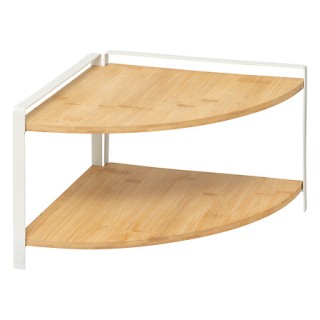 Μεταλλική Γωνιακή Ραφιέρα 2 Επιπέδων 29,6 x 29,3 x 20,5cm Φυσικό Μπ... Μεταλλική Γωνιακή Ραφιέρα 2 Επιπέδων 29,6 x 29,3 x 20,5cm Φυσικό Μπ...