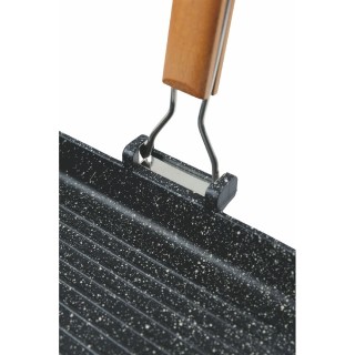 Galileo Αντικολλητική μπριζολιέρα 26x36 cm από χυτό αλουμίνιο με αν...