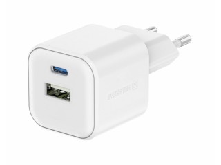 SWISSTEN Προηγμένος Αντάπτορας GaN: 1x USB-C 20W PD & 1x USB-A 18W ... SWISSTEN Προηγμένος Αντάπτορας GaN: 1x USB-C 20W PD & 1x USB-A 18W ...