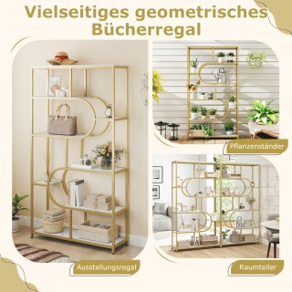 Costway Πενταώροφη Βιβλιοθήκη με Ανοικτά Ράφια Επιδαπέδιο Ράφι Έκθε... Costway Πενταώροφη Βιβλιοθήκη με Ανοικτά Ράφια Επιδαπέδιο Ράφι Έκθε...