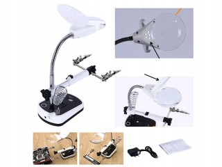 Verk Group Μεγεθυντικός Φακός με 10x Ζουμ και 5 LED για Συγκόλληση ...