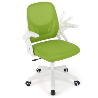 Costway Εργονομική Καρέκλα Γραφείου με Ανακλινόμενα Μπράτσα και Λει...