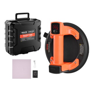 VEVOR Ηλεκτρική Βεντούζα 203mm με Οθόνη για Ισχύ & Μπαταρία, 200kg ...