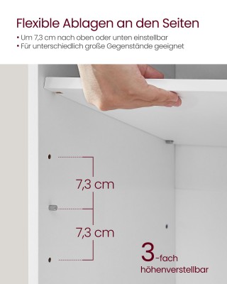 Πάγκος Παπουτσιών VASAGLE με Μαξιλάρι, Λευκός/Γκρι Πάγκος Παπουτσιών VASAGLE με Μαξιλάρι, Λευκός/Γκρι