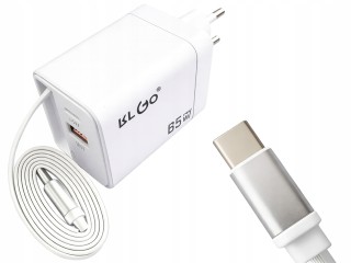 Verk Group  Γρήγορος Φορτιστής 65W USB με Καλώδιο USB-C Συμβατός με...