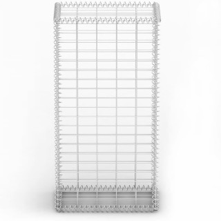 BAKAJI Γαλβανισμένο Συρματόπλεγμα Γκαμπιόνων 100x50x30cm για Κήπο 0...